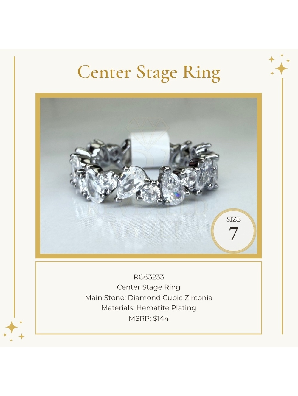 Center Stage Ring - Size 7 - OG